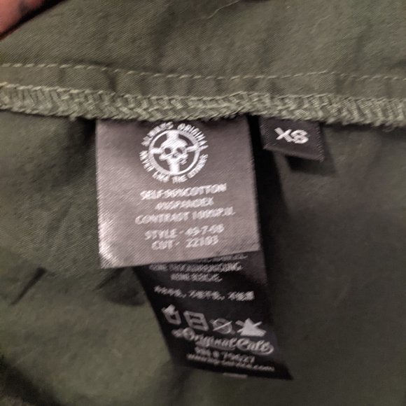 Lip Service Das Bunker cotton and PVC button up shirt - Picture 3 of 4